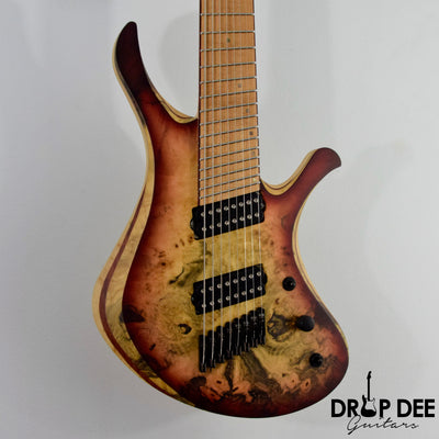 Skervesen Swan 8FF Multiscale 8-String Electric Guitar w/ Case - Volcano Burst