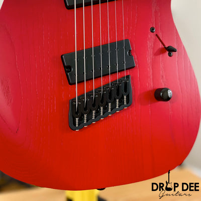 Legator Ninja N7FP 7-String Multiscale Electric Guitar - Crimson