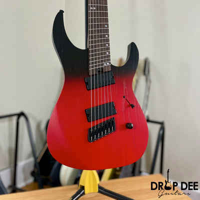 Legator Ninja N7FP 7-String Multiscale Electric Guitar - Crimson