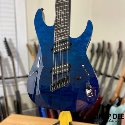 Schecter Reaper-7 Elite Multiscale 7-String Electric Guitar - Deep Ocean Blue