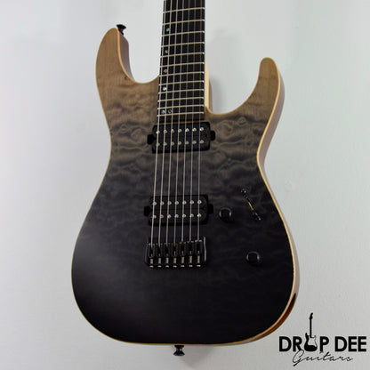 ESP USA M-7 Hardtail Baritone 7-String Electric Guitar w/ Case