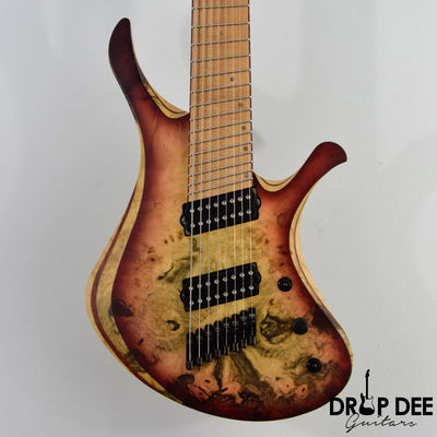 Skervesen Swan 8FF Multiscale 8-String Electric Guitar w/ Case - Volcano Burst