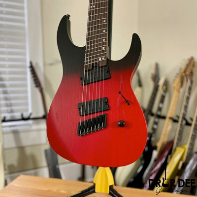 Legator Ninja N7FP 7-String Multiscale Electric Guitar - Crimson