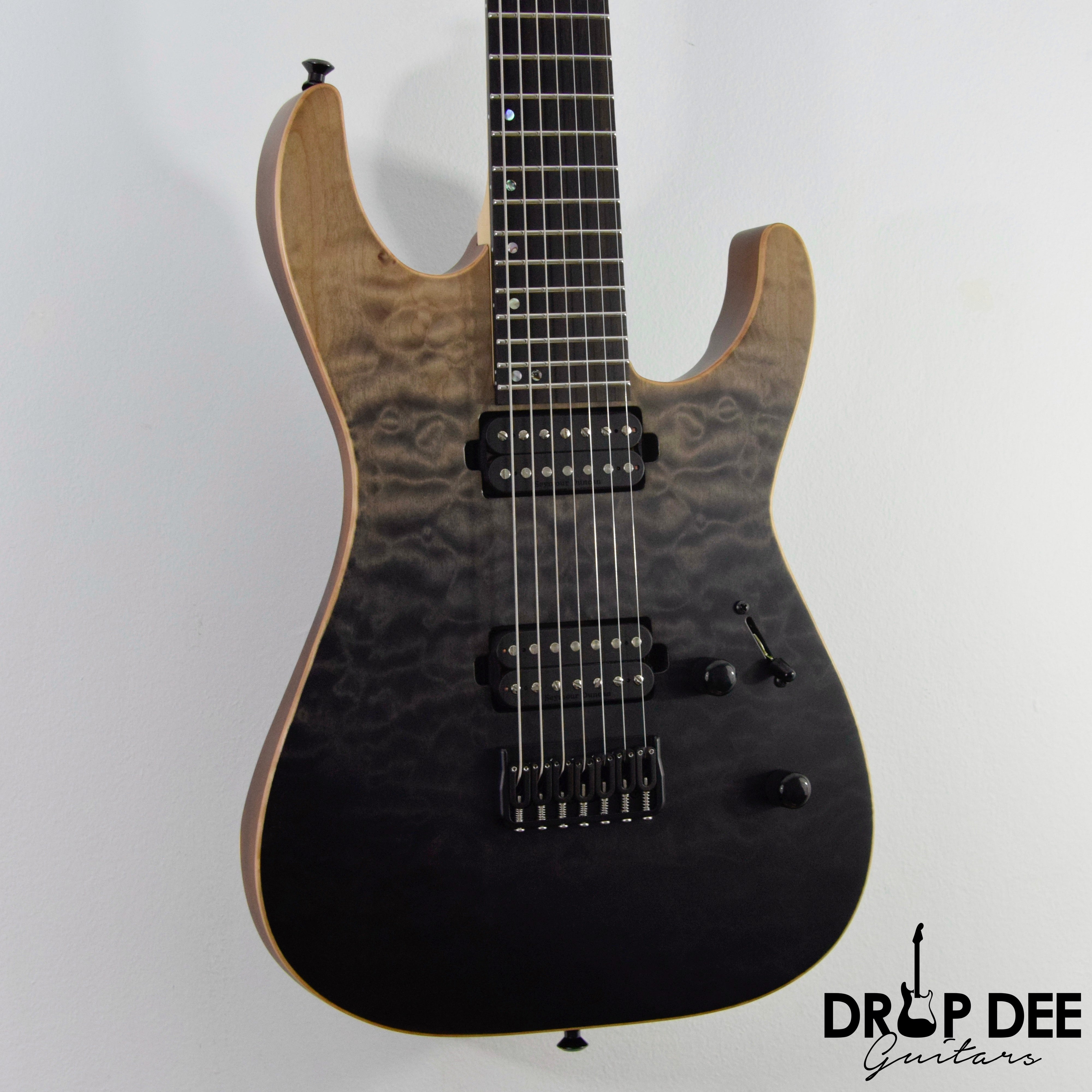 ESP USA M-7 Hardtail Baritone 7-String Electric Guitar w/ Case