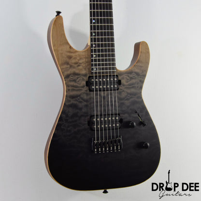 ESP USA M-7 Hardtail Baritone 7-String Electric Guitar w/ Case