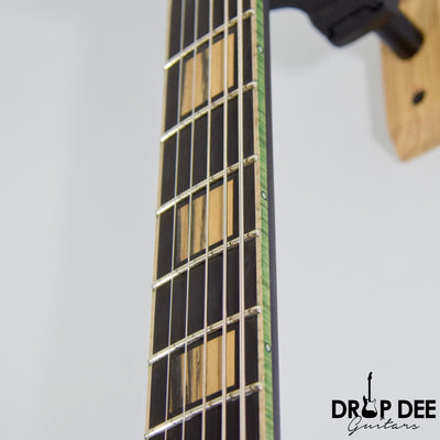 Dunable USA Custom Shop R2 Left-Handed Electric Guitar w/ Case - Transparent Green