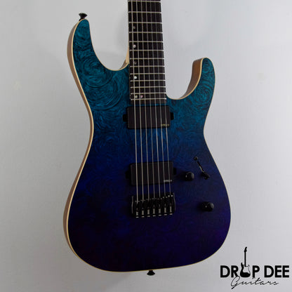 ESP USA M-7 Hardtail Baritone 7-String Electric Guitar w/ Case
