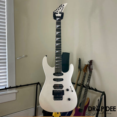 Jackson American Series Soloist SL3 Electric Guitar w/ Case - Platinum Pearl