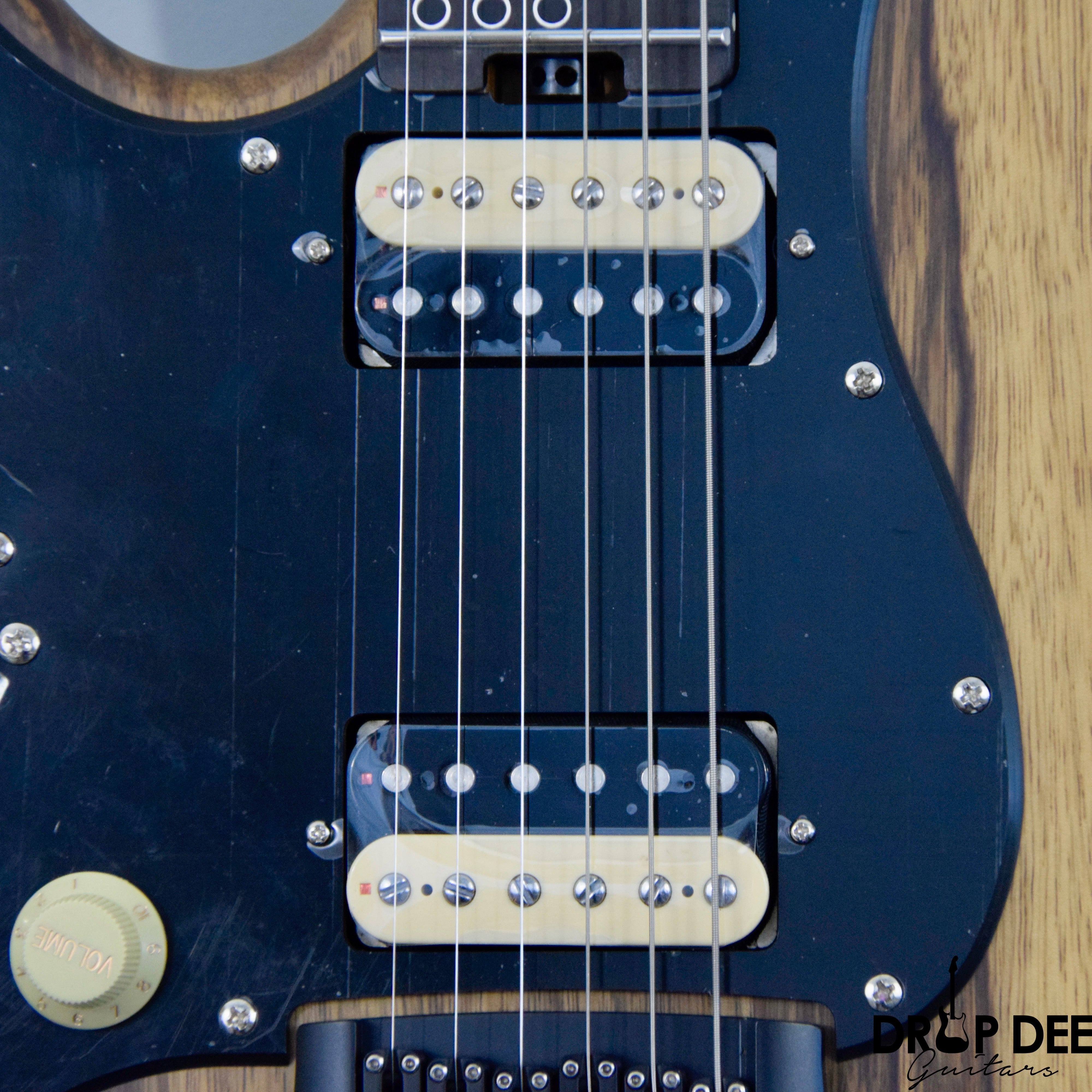 Schecter Sun Valley Super Shredder Exotic Hardtail Black Limba Left-Handed Electric Guitar