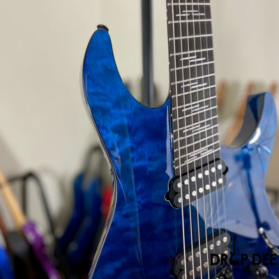 Schecter Reaper-7 Elite Multiscale 7-String Electric Guitar - Deep Ocean Blue