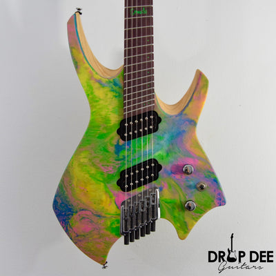 Ormsby Custom Shop Goliath Multi-Scale Headless Electric Guitar w/ Bag - Rainbow Resin