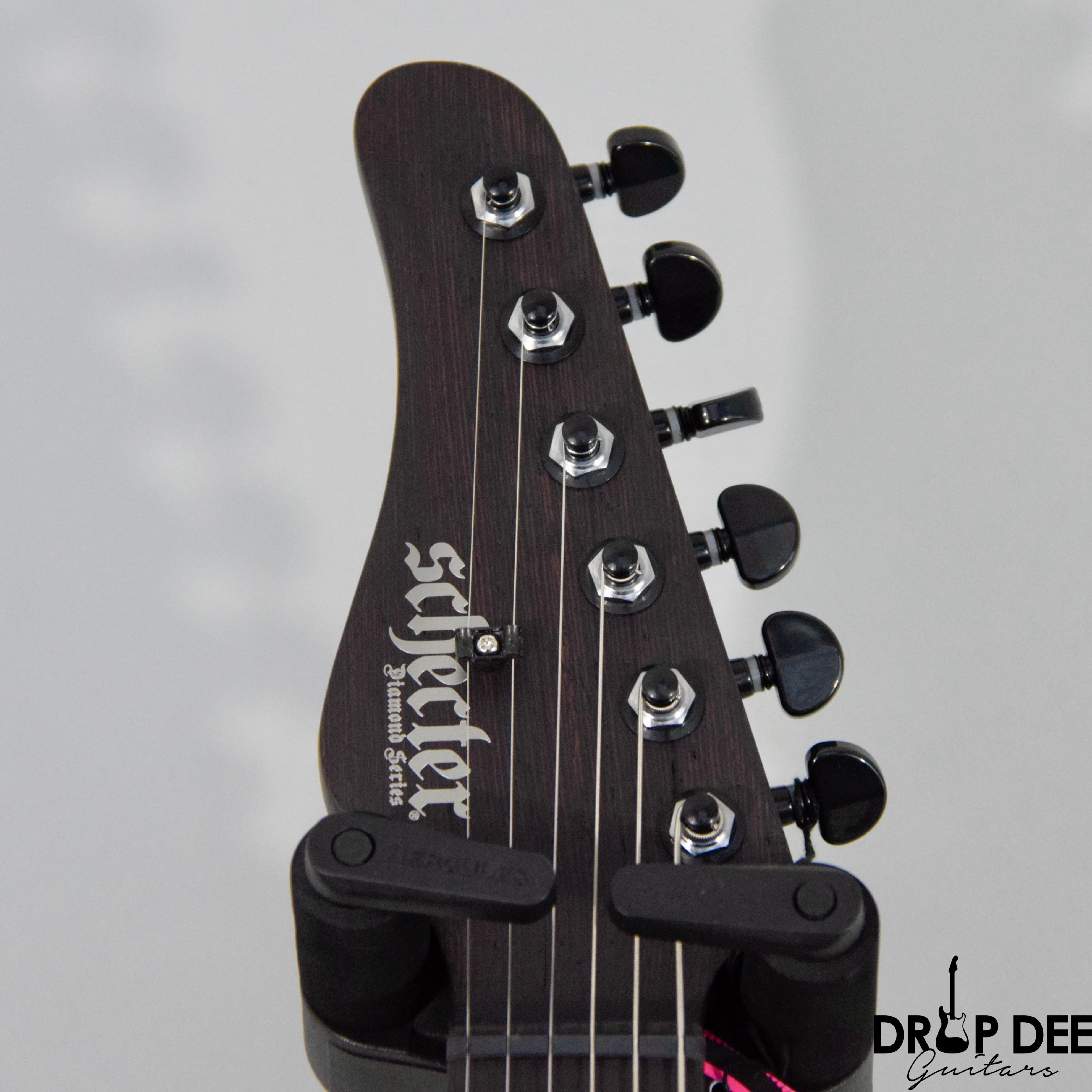 Schecter Sun Valley Super Shredder Exotic Hardtail Black Limba Left-Handed Electric Guitar