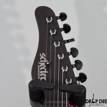 Schecter Sun Valley Super Shredder Exotic Hardtail Black Limba Left-Handed Electric Guitar