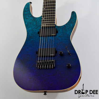 ESP USA M-7 Hardtail Baritone 7-String Electric Guitar w/ Case
