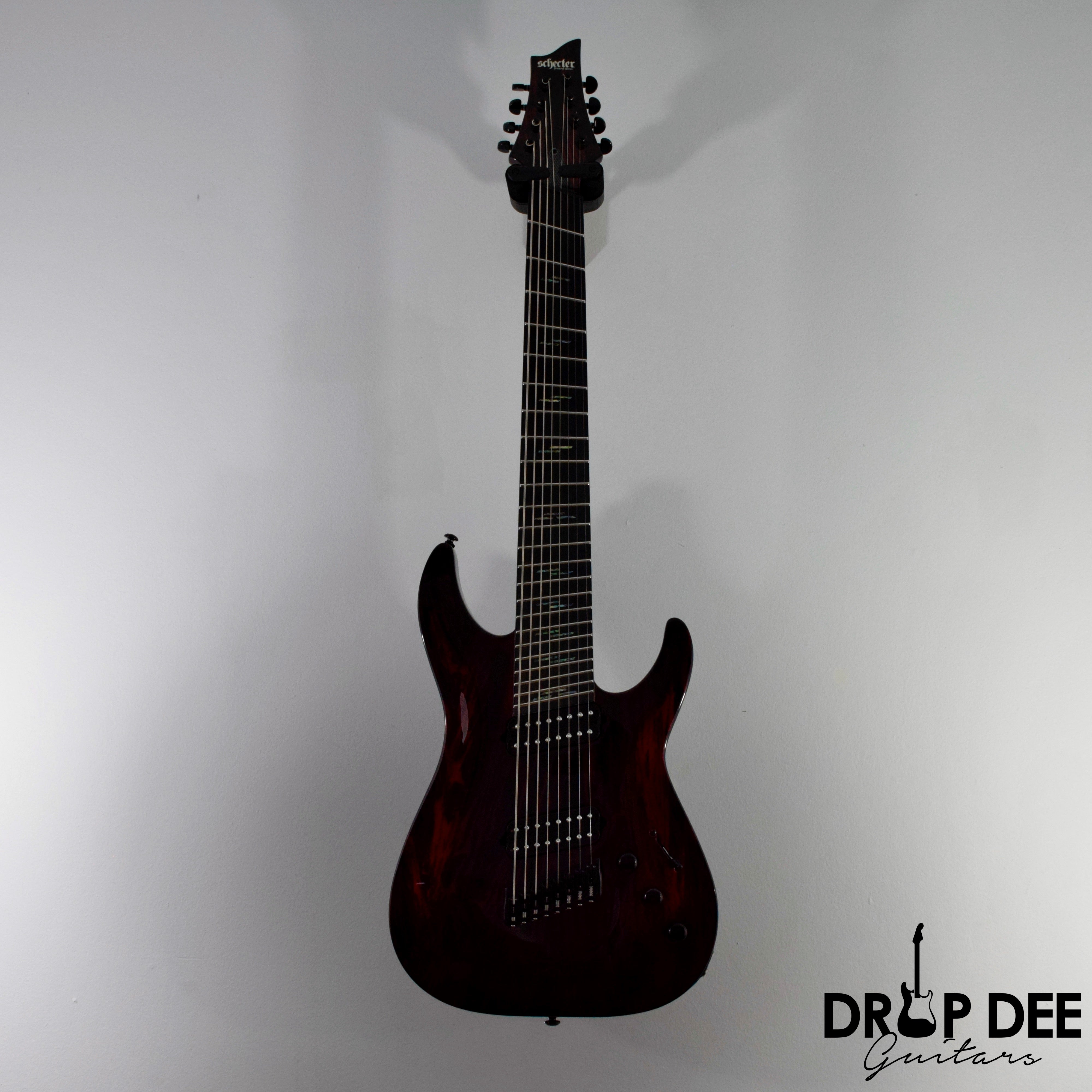 Schecter C-8 Multiscale Silver Mountain 8-String Electric Guitar