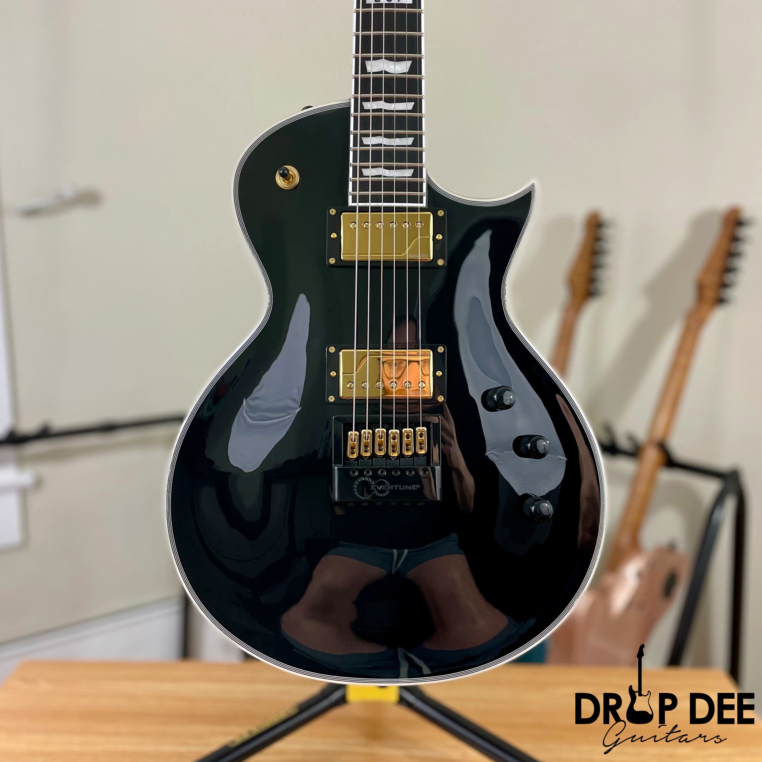 ESP E-II Eclipse Full Thickness Evertune Electric Guitar w/ Case