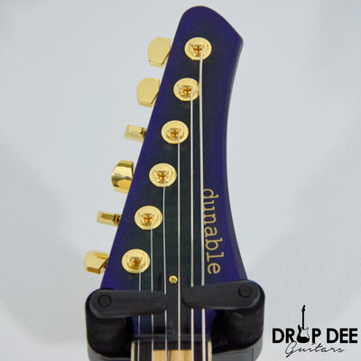 Dunable USA Custom Shop R2 Left-Handed Electric Guitar w/ Case - Transparent Green