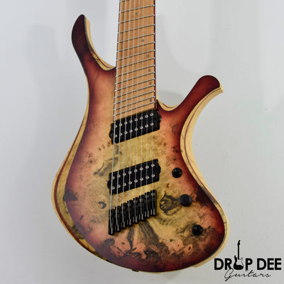 Skervesen Swan 8FF Multiscale 8-String Electric Guitar w/ Case - Volcano Burst