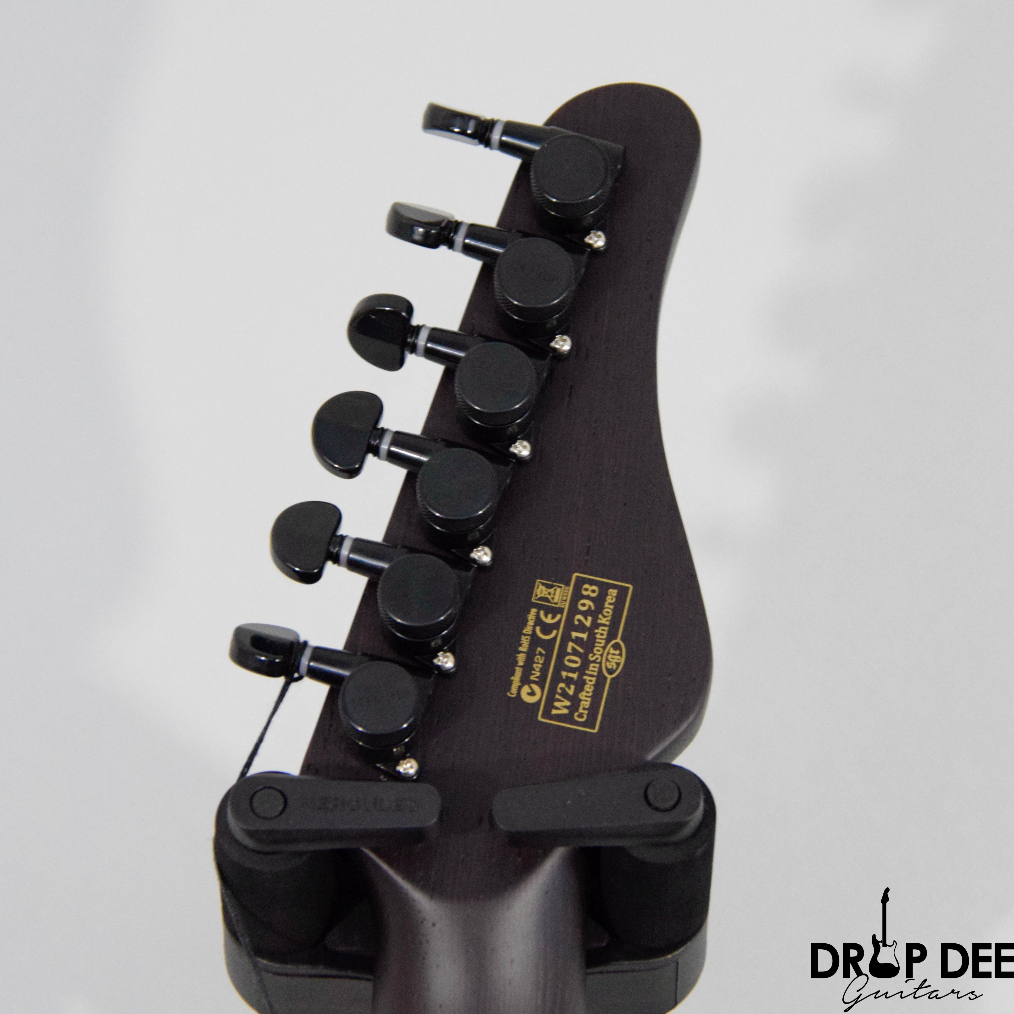 Schecter Sun Valley Super Shredder Exotic Hardtail Black Limba Left-Handed Electric Guitar