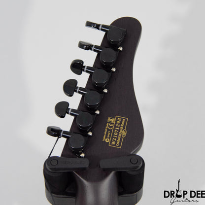 Schecter Sun Valley Super Shredder Exotic Hardtail Black Limba Left-Handed Electric Guitar