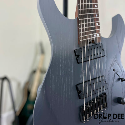 Legator Ninja N7FP 7-String Multiscale Electric Guitar - Smoke