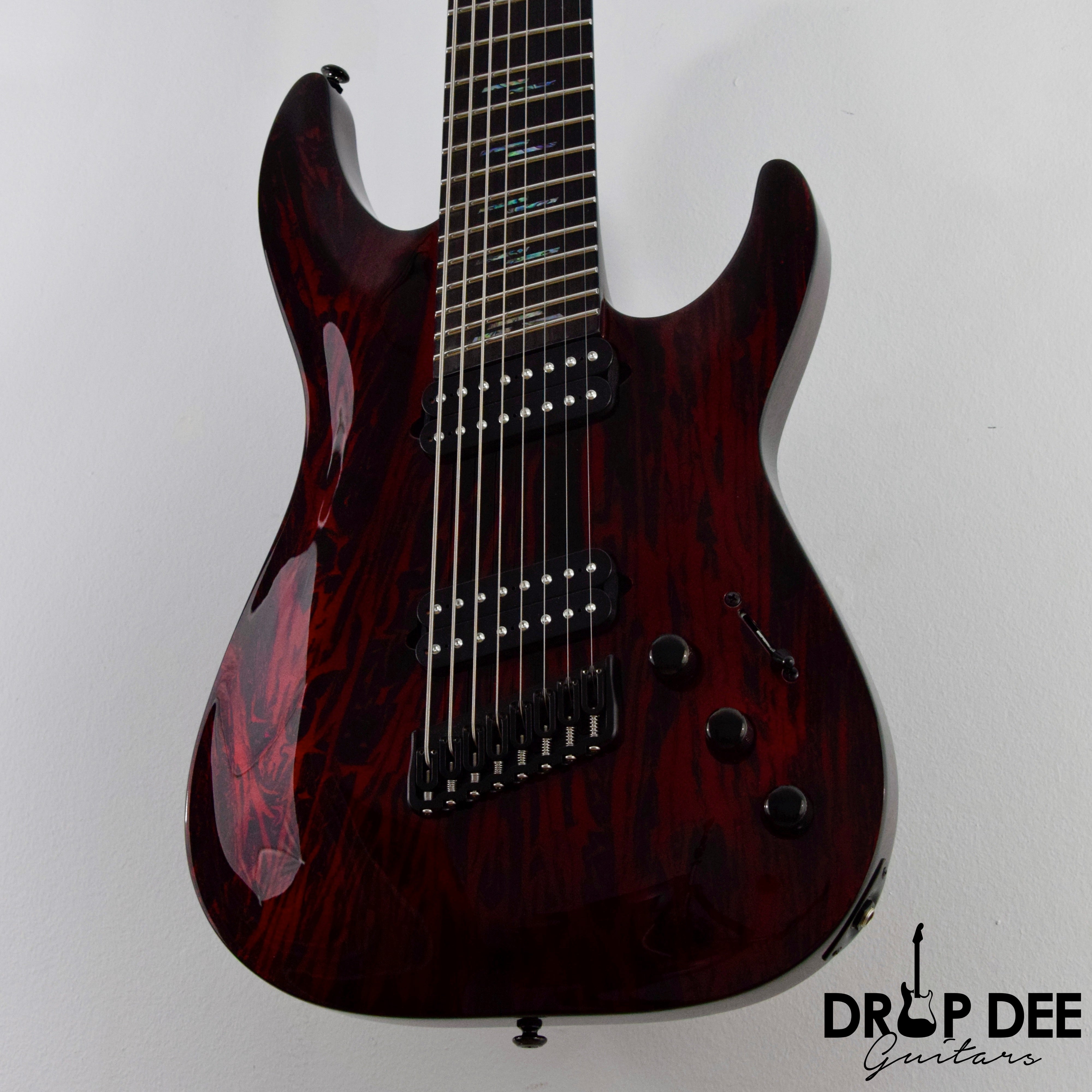 Schecter C-8 Multiscale Silver Mountain 8-String Electric Guitar