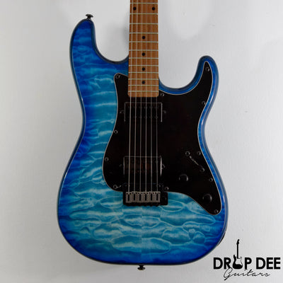 Schecter Traditional Pro Electric Guitar - Transparent Blue Burst