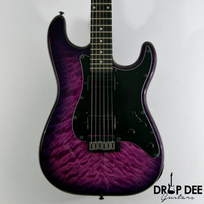 Schecter Traditional Pro Electric Guitar - Transparent Purple Burst