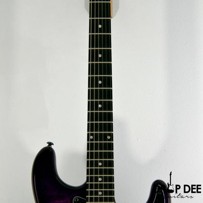 Schecter Traditional Pro Electric Guitar - Transparent Purple Burst