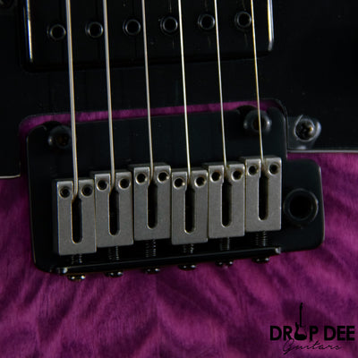 Schecter Traditional Pro Electric Guitar - Transparent Purple Burst
