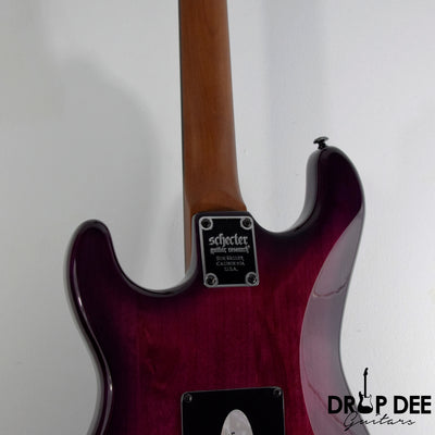 Schecter Traditional Pro Electric Guitar - Transparent Purple Burst