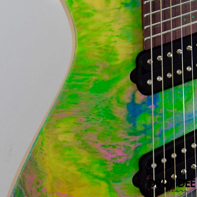 Ormsby Custom Shop Goliath Multi-Scale Headless Electric Guitar w/ Bag - Rainbow Resin