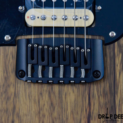 Schecter Sun Valley Super Shredder Exotic Hardtail Black Limba Left-Handed Electric Guitar