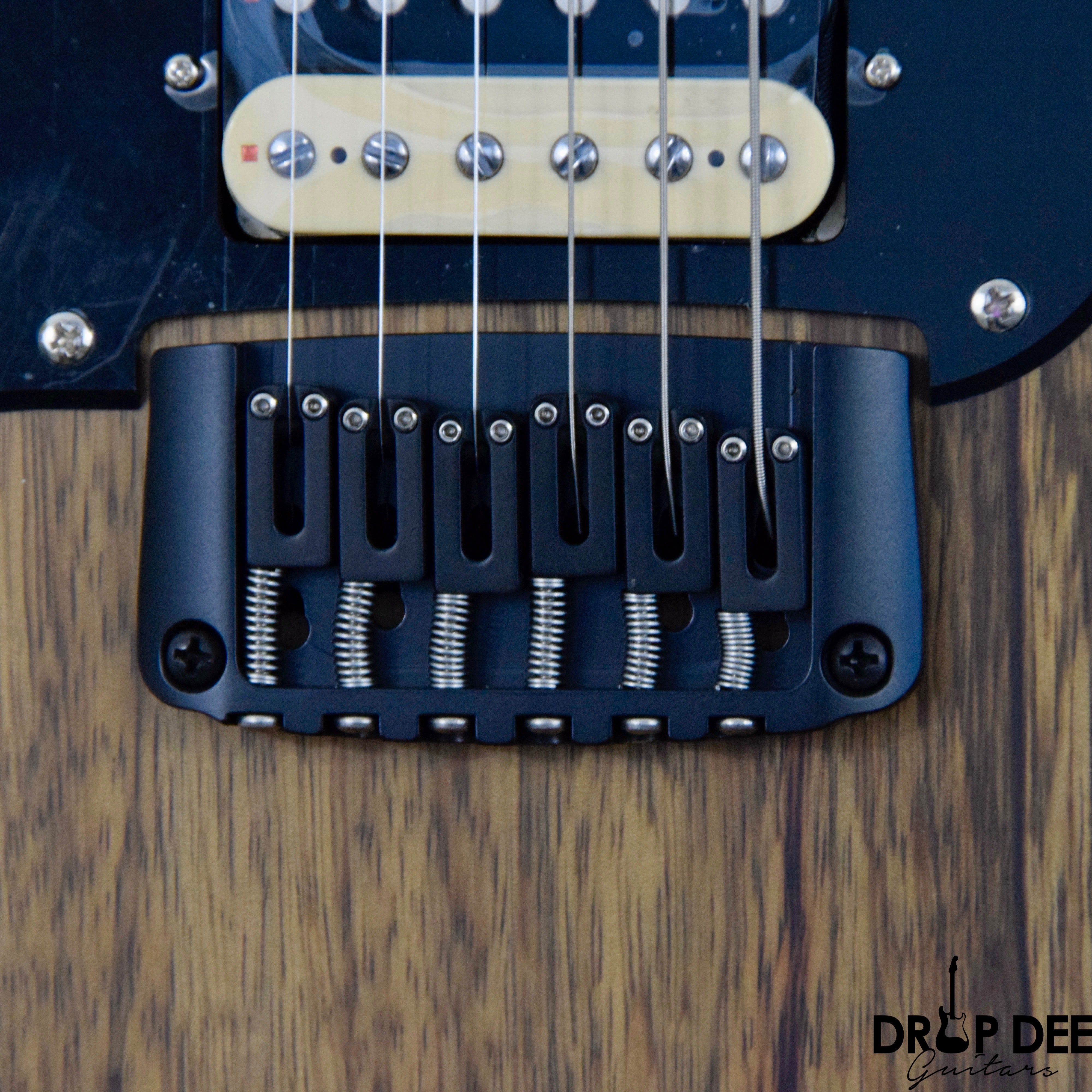 Schecter Sun Valley Super Shredder Exotic Hardtail Black Limba Left-Handed Electric Guitar