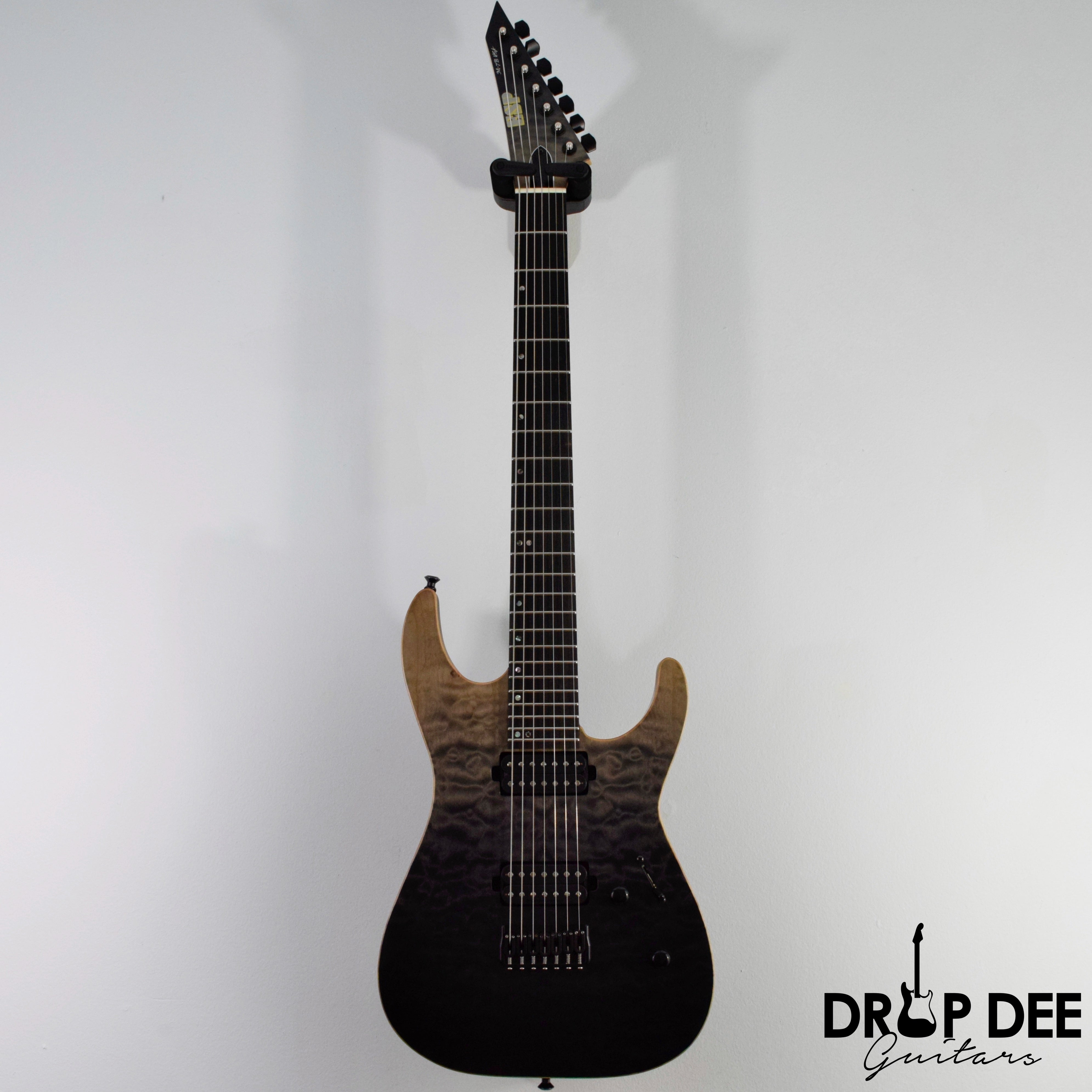 ESP USA M-7 Hardtail Baritone 7-String Electric Guitar w/ Case