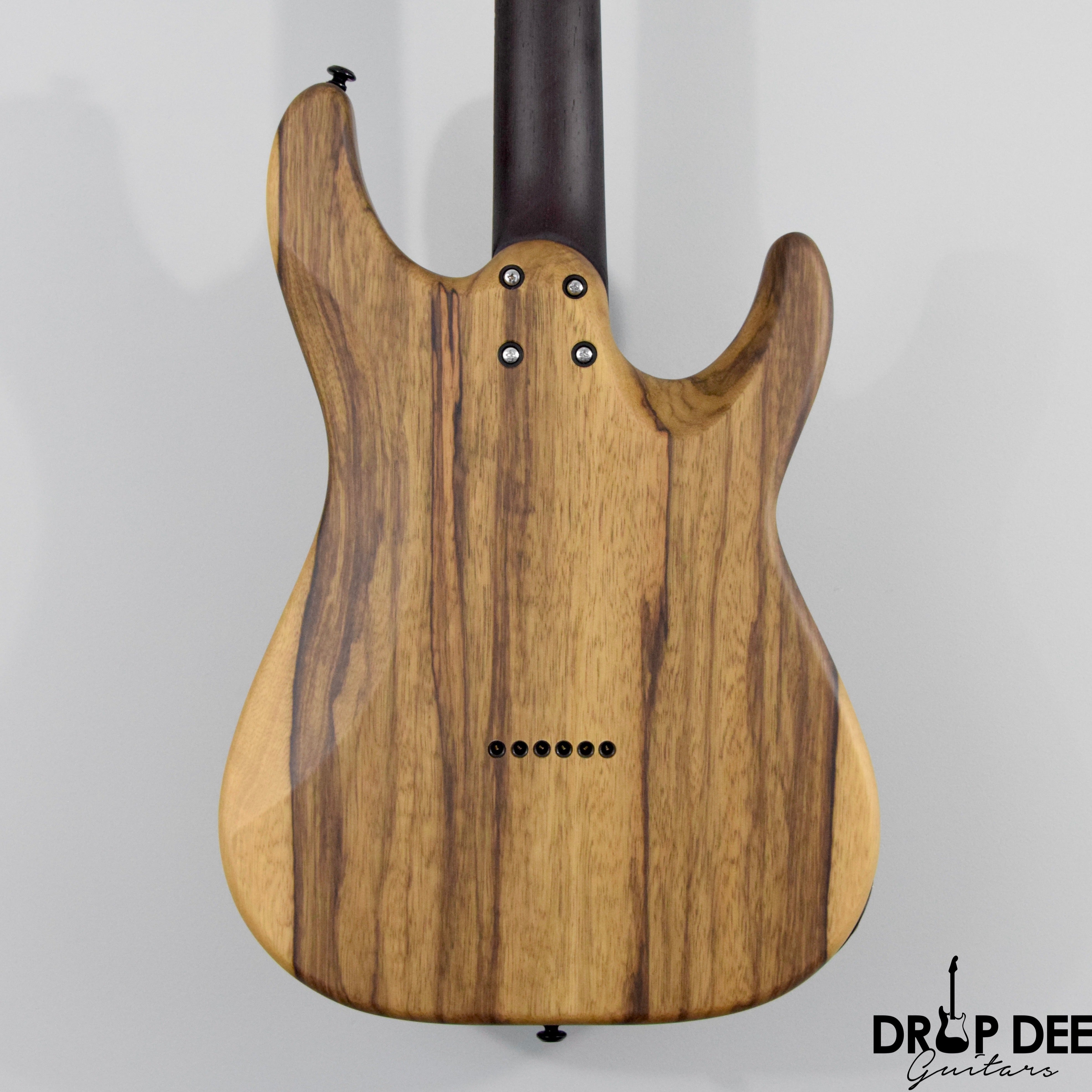 Schecter Sun Valley Super Shredder Exotic Hardtail Black Limba Left-Handed Electric Guitar